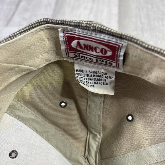 Vintage 1990’s San Antonio Spurs StrapBack Hat by ANNCO Tan RARE NOS - Picture 7 of 9